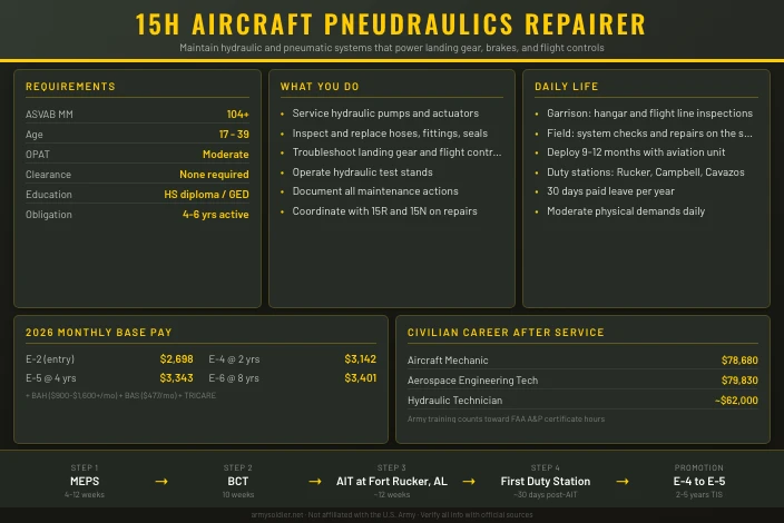 15H Aircraft Pneudraulics Repairer