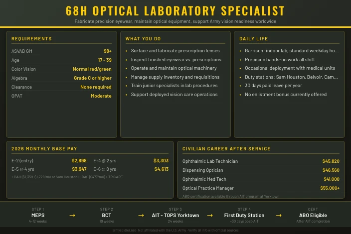 68H Optical Laboratory Specialist