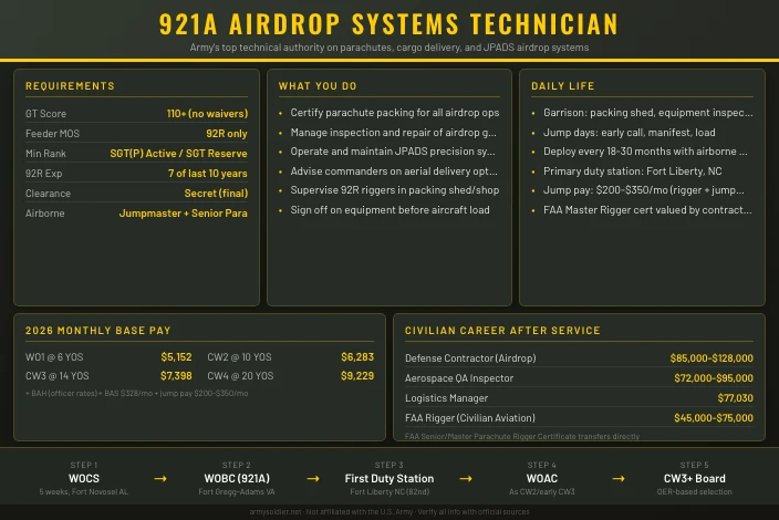 921A Airdrop Systems Technician