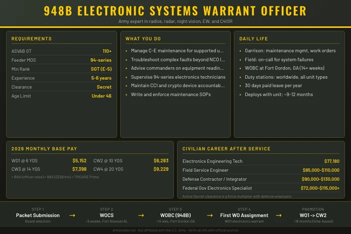 948B Electronic Systems Maintenance Warrant Officer