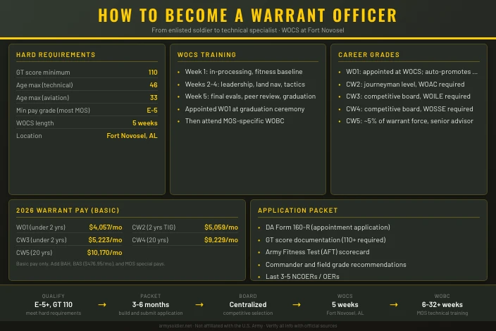 How to Become an Army Warrant Officer